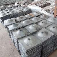 Q235 / Q345 steel plate mining anchor bolt plates for sale